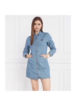 Tommy Jeans Sukienka TJW LS BADGE DENIM MINI ze sklepu Gomez Fashion Store w kategorii Sukienki - zdjęcie 184991976
