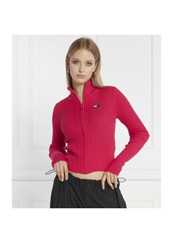 Tommy Jeans Kardigan | Slim Fit ze sklepu Gomez Fashion Store w kategorii Swetry damskie - zdjęcie 184992298