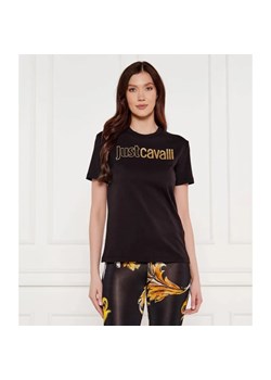 Just Cavalli T-shirt | Regular Fit ze sklepu Gomez Fashion Store w kategorii Bluzki damskie - zdjęcie 184992935
