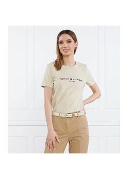Tommy Hilfiger T-shirt | Regular Fit ze sklepu Gomez Fashion Store w kategorii Bluzki damskie - zdjęcie 184993115