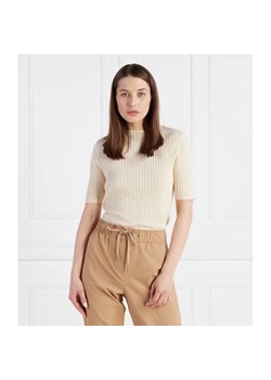 Marc O' Polo Sweter Pullover cropped | Regular Fit | z dodatkiem lnu ze sklepu Gomez Fashion Store w kategorii Swetry damskie - zdjęcie 184993225