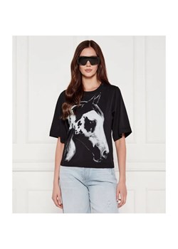 Pinko T-shirt Trophy |PINKO X Patrick McDowell | Oversize fit ze sklepu Gomez Fashion Store w kategorii Bluzki damskie - zdjęcie 184993489