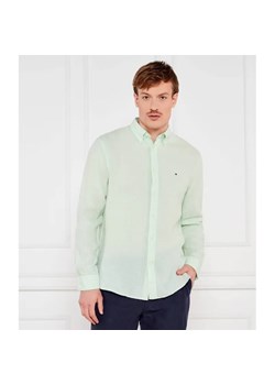 Tommy Hilfiger Lniana koszula PIGMENT DYED | Regular Fit ze sklepu Gomez Fashion Store w kategorii Koszule męskie - zdjęcie 184993605