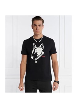 HUGO T-shirt Dammock | Regular Fit ze sklepu Gomez Fashion Store w kategorii T-shirty męskie - zdjęcie 184993609