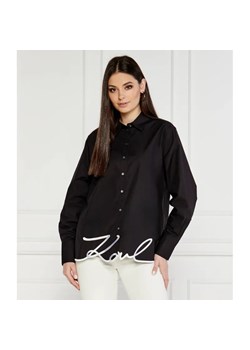 Karl Lagerfeld Koszula karl hem signature shirt | Regular Fit ze sklepu Gomez Fashion Store w kategorii Koszule damskie - zdjęcie 184993628