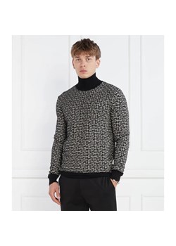 Balmain Wełniany golf | Regular Fit | z dodatkiem lnu ze sklepu Gomez Fashion Store w kategorii Swetry męskie - zdjęcie 184993987