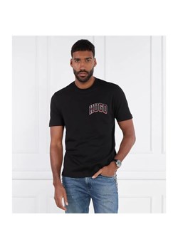 HUGO T-shirt Dasko | Regular Fit ze sklepu Gomez Fashion Store w kategorii T-shirty męskie - zdjęcie 184993997