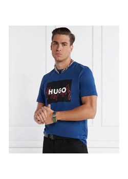 HUGO T-shirt Dulive_U241 | Regular Fit ze sklepu Gomez Fashion Store w kategorii T-shirty męskie - zdjęcie 184994299
