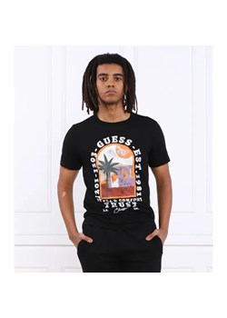 GUESS T-shirt PALM WINDOW | Slim Fit ze sklepu Gomez Fashion Store w kategorii T-shirty męskie - zdjęcie 184994377