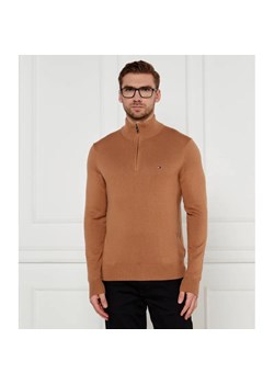 Tommy Hilfiger Sweter ZIP MOCK | Regular Fit | z dodatkiem kaszmiru ze sklepu Gomez Fashion Store w kategorii Swetry męskie - zdjęcie 184995019