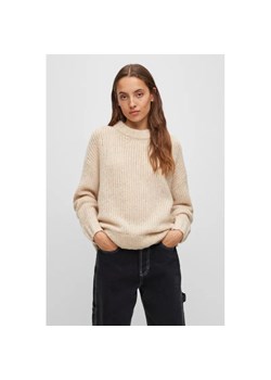 HUGO Wełniany sweter Sloos | Loose fit ze sklepu Gomez Fashion Store w kategorii Swetry damskie - zdjęcie 184995188