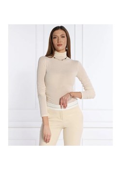 Patrizia Pepe Bluzka | Regular Fit | z dodatkiem kaszmiru ze sklepu Gomez Fashion Store w kategorii Bluzki damskie - zdjęcie 184995267