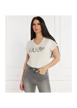 Liu Jo Sport T-shirt | Regular Fit ze sklepu Gomez Fashion Store w kategorii Bluzki damskie - zdjęcie 184995646