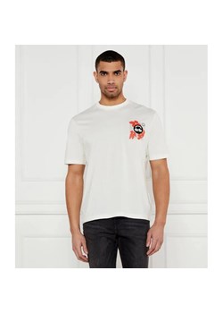 Hugo Blue T-shirt Nufloro | Regular Fit ze sklepu Gomez Fashion Store w kategorii T-shirty męskie - zdjęcie 184995706