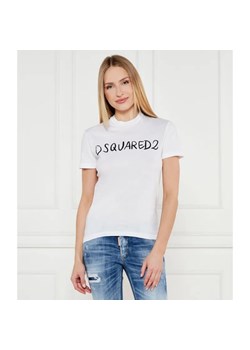Dsquared2 T-shirt | Regular Fit ze sklepu Gomez Fashion Store w kategorii Bluzki damskie - zdjęcie 184995737