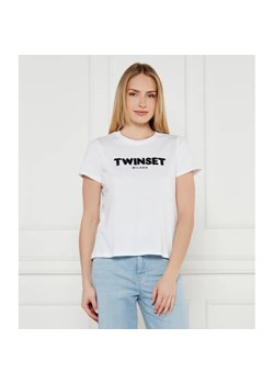 TWINSET T-shirt | Regular Fit ze sklepu Gomez Fashion Store w kategorii Bluzki damskie - zdjęcie 184996217