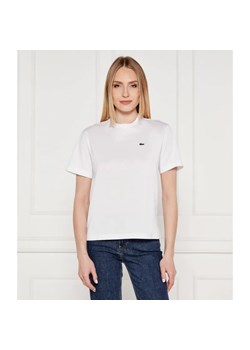 Lacoste T-shirt | Relaxed fit ze sklepu Gomez Fashion Store w kategorii Bluzki damskie - zdjęcie 184996587