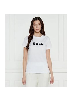 BOSS ORANGE T-shirt | Regular Fit ze sklepu Gomez Fashion Store w kategorii Bluzki damskie - zdjęcie 184996696