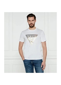 GUESS T-shirt CHAIN TRI LOG | Regular Fit ze sklepu Gomez Fashion Store w kategorii T-shirty męskie - zdjęcie 184996968