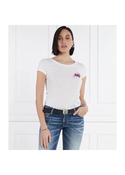 Dsquared2 T-shirt Scoop | Slim Fit ze sklepu Gomez Fashion Store w kategorii Bluzki damskie - zdjęcie 184997155
