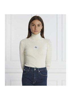 Calvin Klein Jeans Golf | Regular Fit ze sklepu Gomez Fashion Store w kategorii Swetry damskie - zdjęcie 184997197