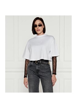 Pinko T-shirt | Cropped Fit ze sklepu Gomez Fashion Store w kategorii Bluzki damskie - zdjęcie 184997575