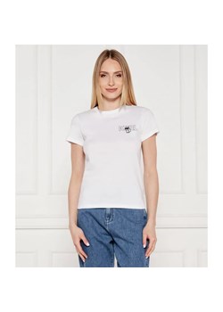 Karl Lagerfeld T-shirt ikon seasonal | Slim Fit ze sklepu Gomez Fashion Store w kategorii Bluzki damskie - zdjęcie 184998157