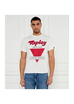 Replay T-shirt | Regular Fit ze sklepu Gomez Fashion Store w kategorii T-shirty męskie - zdjęcie 184998695
