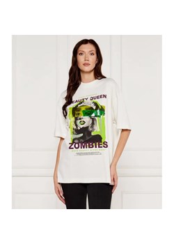 HUGO T-shirt Dargex | Oversize fit ze sklepu Gomez Fashion Store w kategorii Bluzki damskie - zdjęcie 184998975