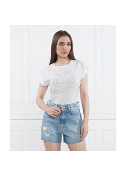 Pepe Jeans London T-shirt | Regular Fit ze sklepu Gomez Fashion Store w kategorii Bluzki damskie - zdjęcie 184999197