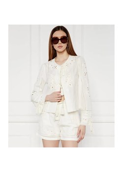 TWINSET Bluzka | Regular Fit | z dodatkiem lnu ze sklepu Gomez Fashion Store w kategorii Bluzki damskie - zdjęcie 184999199