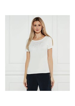 EA7 T-shirt | Regular Fit ze sklepu Gomez Fashion Store w kategorii Bluzki damskie - zdjęcie 184999257