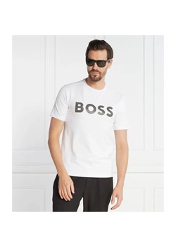 BOSS GREEN T-shirt Tee 8 | Slim Fit | stretch ze sklepu Gomez Fashion Store w kategorii T-shirty męskie - zdjęcie 184999279