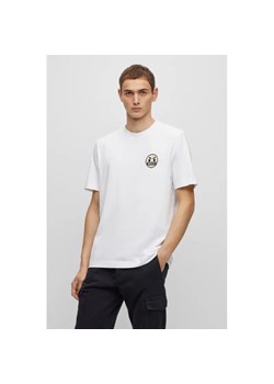 BOSS ORANGE T-shirt Teglitchlogo | Regular Fit ze sklepu Gomez Fashion Store w kategorii T-shirty męskie - zdjęcie 184999305