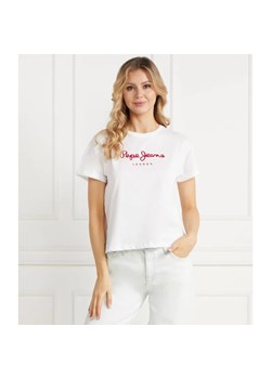Pepe Jeans London T-shirt HELGA | Regular Fit ze sklepu Gomez Fashion Store w kategorii Bluzki damskie - zdjęcie 184999548