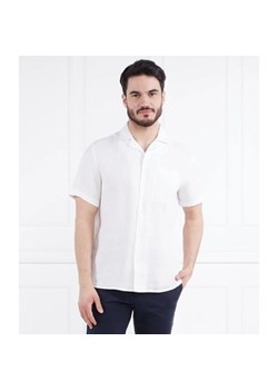 HUGO Lniana koszula Ellino 10248298 01 | Straight fit ze sklepu Gomez Fashion Store w kategorii Koszule męskie - zdjęcie 184999656