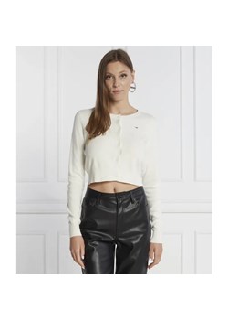 Tommy Jeans Kardigan | Cropped Fit ze sklepu Gomez Fashion Store w kategorii Swetry damskie - zdjęcie 184999667