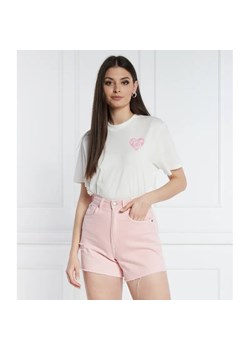 HUGO T-shirt Vintage | Regular Fit ze sklepu Gomez Fashion Store w kategorii Bluzki damskie - zdjęcie 184999798