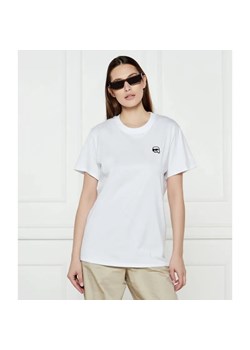 Karl Lagerfeld T-shirt IKON PATCH | Relaxed fit ze sklepu Gomez Fashion Store w kategorii Bluzki damskie - zdjęcie 184999936