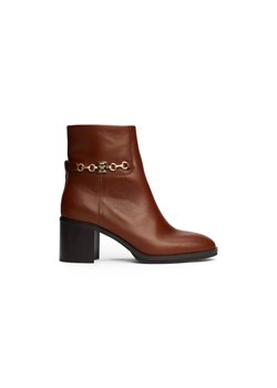 Tommy Hilfiger Skórzane botki na słupku ze sklepu Gomez Fashion Store w kategorii Botki - zdjęcie 185001416