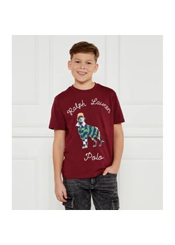 POLO RALPH LAUREN T-shirt | Regular Fit ze sklepu Gomez Fashion Store w kategorii T-shirty chłopięce - zdjęcie 185001558