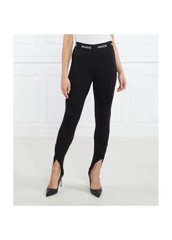 HUGO Legginsy Halone | Slim Fit ze sklepu Gomez Fashion Store w kategorii Spodnie damskie - zdjęcie 185001569