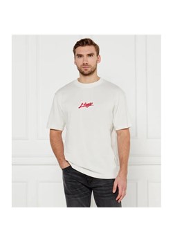 HUGO T-shirt Dlogotee | Loose fit ze sklepu Gomez Fashion Store w kategorii T-shirty męskie - zdjęcie 185001756