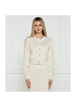 GUESS Kardigan SARAH | Regular Fit | z dodatkiem wełny ze sklepu Gomez Fashion Store w kategorii Swetry damskie - zdjęcie 185001817