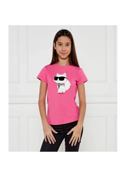 Karl Lagerfeld Kids T-shirt | Regular Fit ze sklepu Gomez Fashion Store w kategorii Bluzki dziewczęce - zdjęcie 185001839