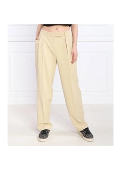 HUGO Spodnie Hanifa | Regular Fit ze sklepu Gomez Fashion Store w kategorii Spodnie damskie - zdjęcie 185001886