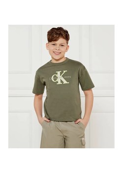 Calvin Klein Jeans T-shirt | Regular Fit ze sklepu Gomez Fashion Store w kategorii T-shirty chłopięce - zdjęcie 185002128