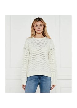 GUESS Sweter ELLISS | Relaxed fit | z dodatkiem wełny ze sklepu Gomez Fashion Store w kategorii Swetry damskie - zdjęcie 185002327