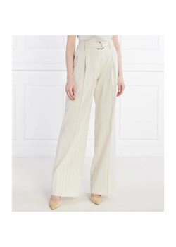 Liu Jo Spodnie | Loose fit | z dodatkiem lnu ze sklepu Gomez Fashion Store w kategorii Spodnie damskie - zdjęcie 185003277