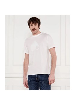 Moose Knuckles T-shirt AUGUSTINE | Regular Fit ze sklepu Gomez Fashion Store w kategorii T-shirty męskie - zdjęcie 185003278